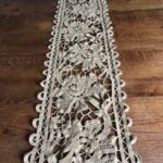 centre de table crochet tabac blond