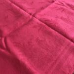 nappe lin rouge