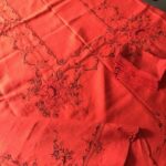 service de table lin sanguine