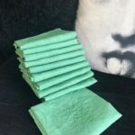 serviettes vert gazon