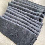 12 serviettes damassé